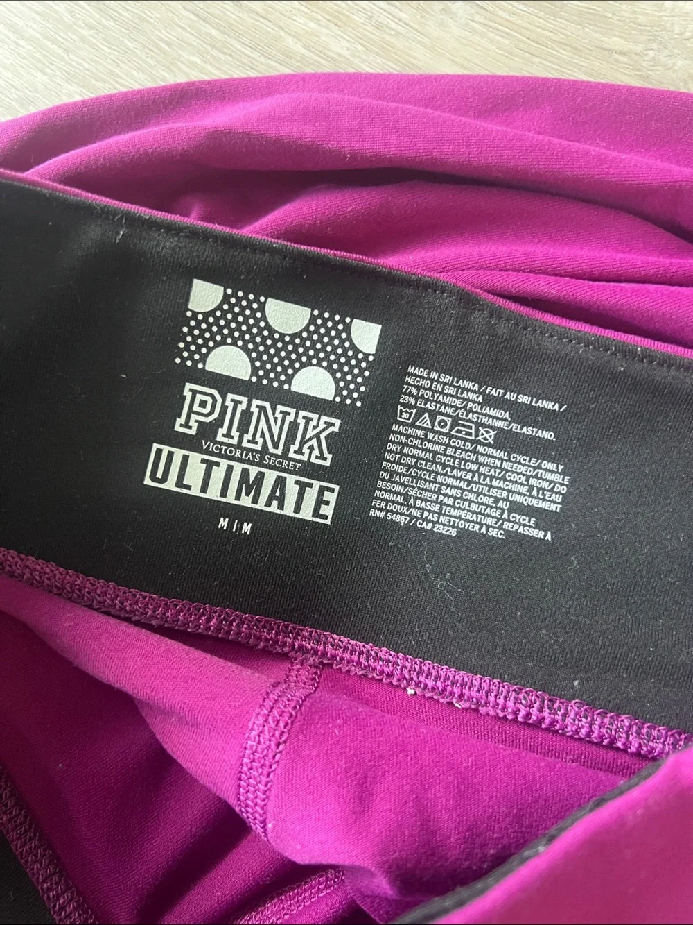 Magenta Victoria Secret PINK High-Waist Leggings